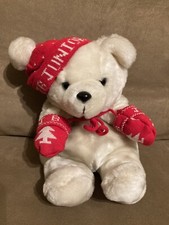 Vintage Allders Christmas Jingle Bear Plush Toy Xmas Rare JB Junior Tags GOSH