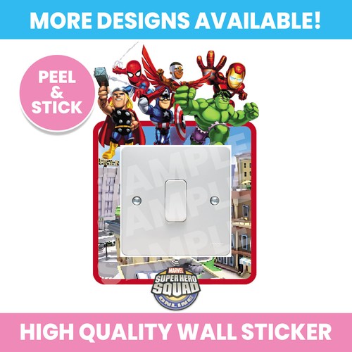 Avengers light switch surround - avengers,