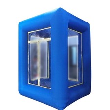 Inflatable money machine booth - money,