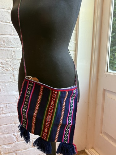 Boho woven crossbody bag - boho,