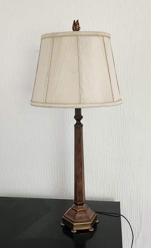Vintage tall table lamp - vintage,