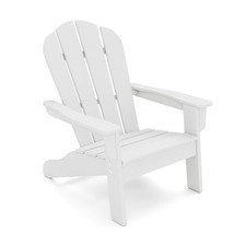 GAINOOM White Kid’s Adirondack Chair All-Weather HDPE Toddler Lawn Chair
