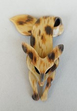 "Lea Stein" FOX brooch in