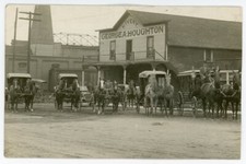 RPPC Hearse Horse Drawn