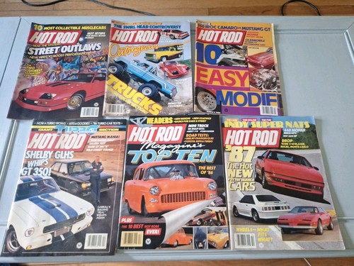 1986 hot rod magazine lot - hot,