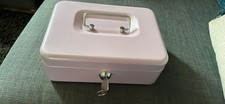TtS Metal Cash Box Key Safe Securuty Money Bank Deposit Steel Homesafe Lockable