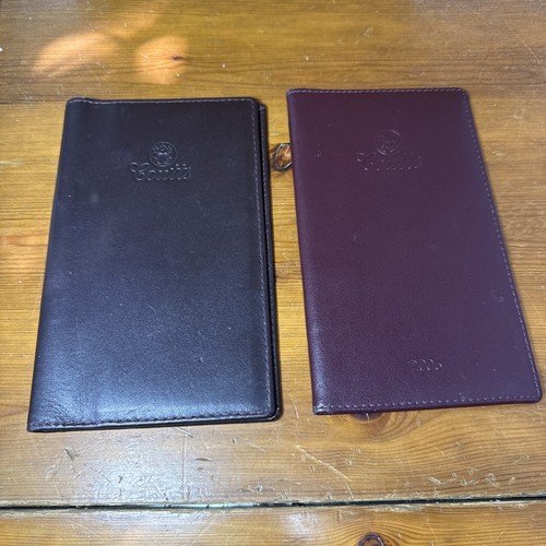 Coutts leather diary - &,
