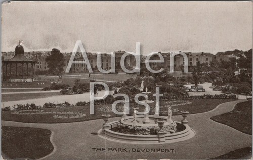 Vintage postcard tae - postcard, park