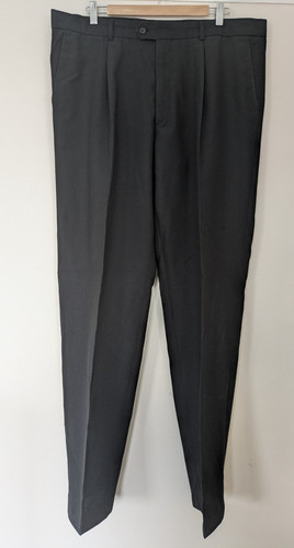 Mens smart black trousers - mens,