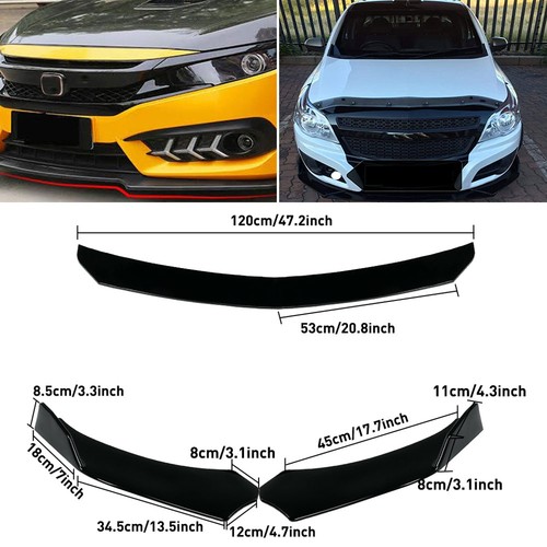 Gloss black universal - black, front