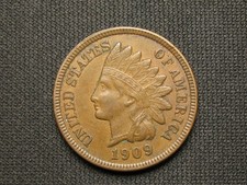 OLD COPPER COIN! XF+ 1909