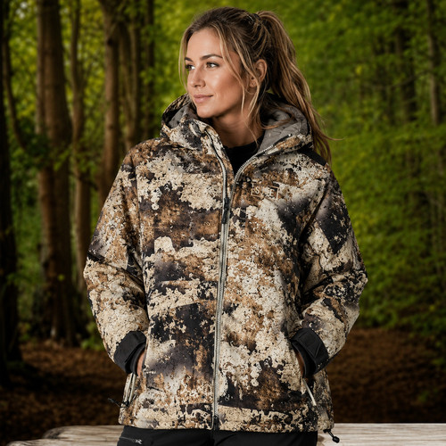 Ladies camouflage heavy padded - ladies,