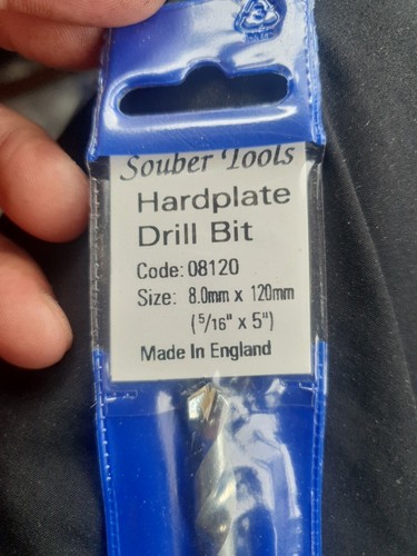 Souber tools hard plate drill - hard,