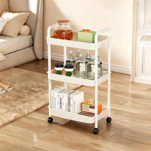 Tier storage trolley cart - 3,
