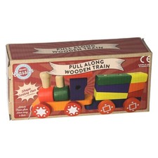 Pull Along Wooden Train &