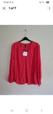 JOHN LEWIS SMART RED V-NECK