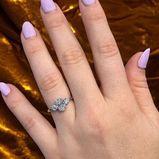 Elegant  Diamond Ring Oval