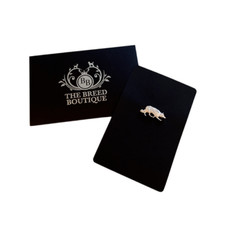 BORDER COLLIE PIN BADGE BROOCH SILVER COLOUR UNISEX HERDING COLLIE