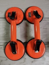 VEVOR Vacuum Suction Cup Double Glass Lifter 4.7" 330 lbs 2 Pack Aluminum Handle