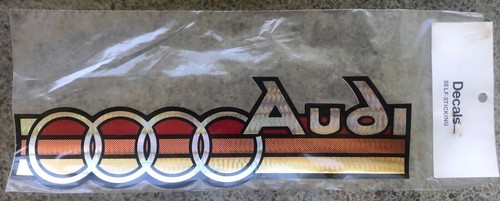 Vtg prismatic sticker audi - vtg, 10"