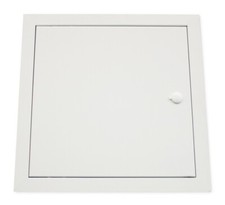White Metal Access Panel with