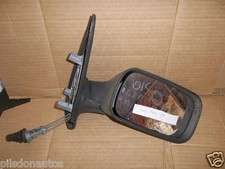 FIAT PUNTO MK1 1994-1999 OFFSIDE DRIVER SIDE MANUAL DOOR MIRROR BLACK PLASTIC