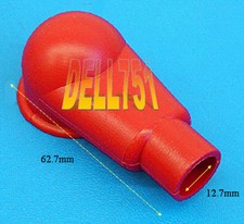 RED RUBBER ANGLED TERMINAL