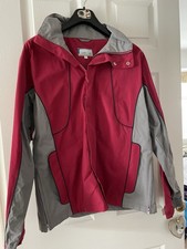Harry Hall Waterproof Jacket Ladies Size L BNWOT In Pink/grey