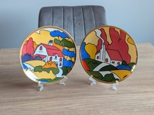 Falcon China Art Deco Plates