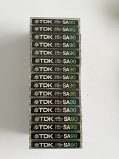 TDK SA90 IEC II High Position Audio Cassette Tape x16