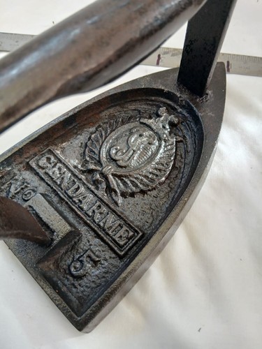 Antique french flat iron sad - antique,