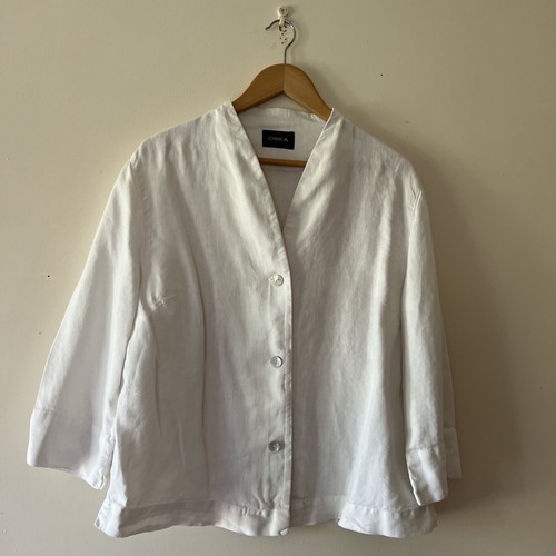 White 100 linen - white, 100%