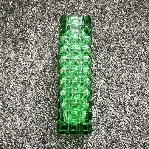 Green pressed glass poison - green,