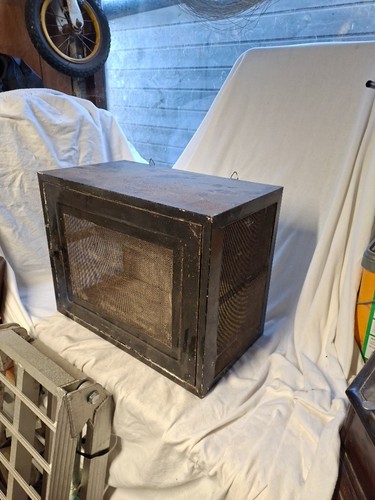 Vintage meat safe tin - vintage,