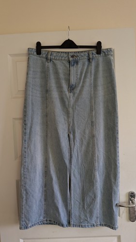 Denim maxi skirt - maxi,