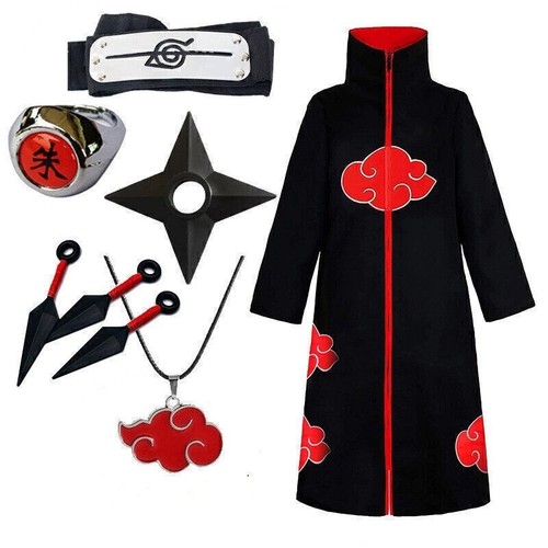 Naruto akatsuki robe coat - akatsuki,