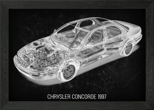 Chrysler concorde 1997 framed - chrysler,