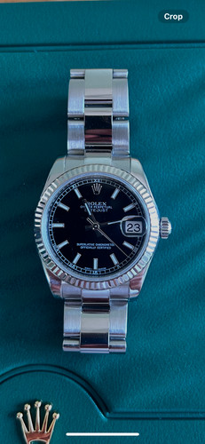 Rolex datejust 178274 black - rolex,