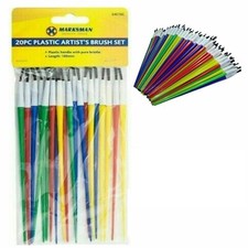 20PCS  Kids Children’s Paint Brushes Craft Painting Activity School 64016C