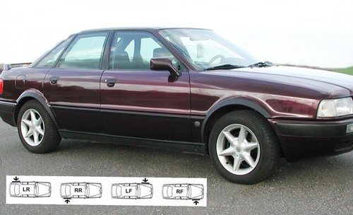 Audi wheel arch - wheel,