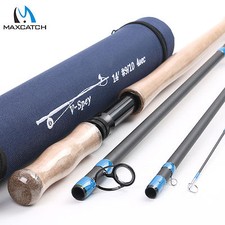 Maxcatch Spey Fly Rod 9/10WT 14FT 4Pieces Medium-fast Fly Fishing Rod & Rod Tube