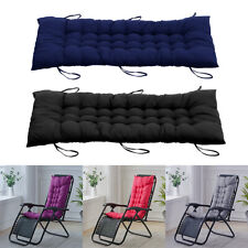 Cotton Cushion Cover Sun Lounger Recliner Deck Chair Garden Seat Pad Cozy Cover