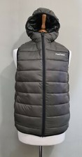 Penfield Quilted Padded Hooded Gilet Vest Army Green Size Small 