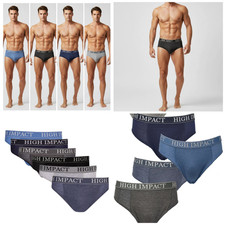 PACK OF 3 6 9 12 MENS BRIEFS SLIPS CLASSIC UNDERWEAR PANTS HIPSTER COTTON S-5XL