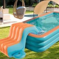 Inflatable Water Slide for Swimming Pool Park Yard Backyard Water Game Toy