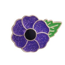 Remembrance Red Glitter Poppy
