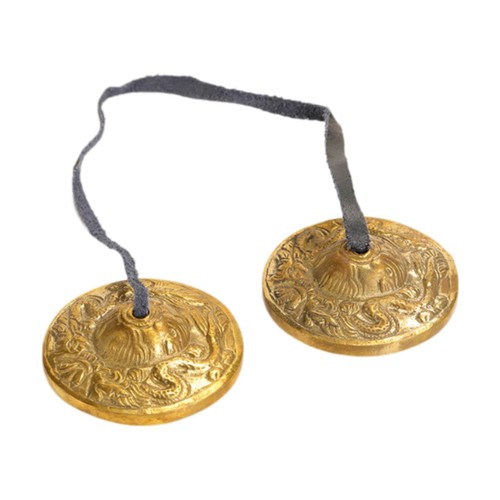 Tibetan tingsha cymbals 5cm - tingsha, 6.5cm