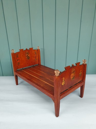 Childs toy bed antique dolls