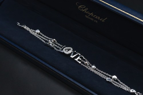 18ct white gold chopard - chopard, happy