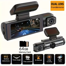 Car Dual Camera Dash Cam, Car